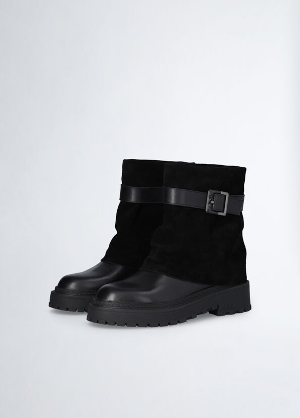 Liu Jo Biker boots con risvolti Black Friday Prezzi