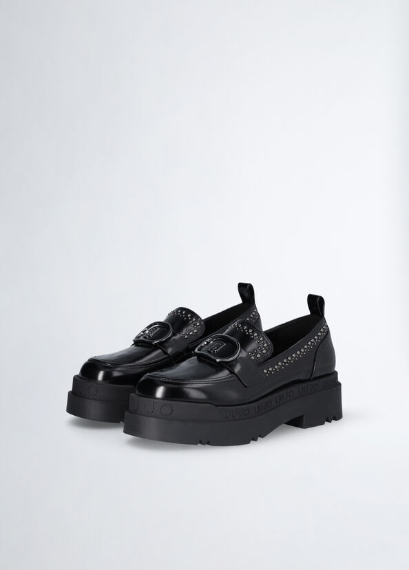Liu Jo Mocassini platform con borchie Italia
