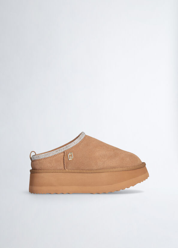 Liu Jo Sabot platform in suede Spedizione Gratuita