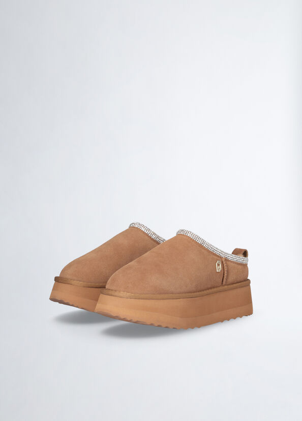 Liu Jo Sabot platform in suede Spedizione Gratuita