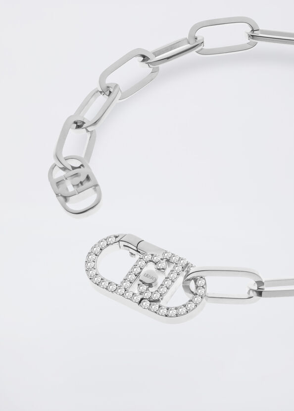 Liu Jo Bracciale monogram con brill Fino Al -60%