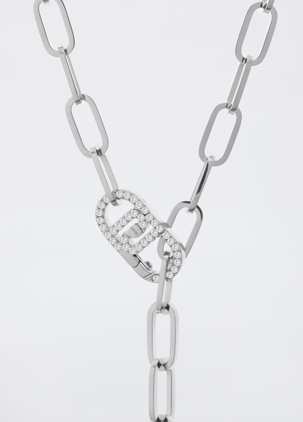 Liu Jo Collana monogram con brill Shopping Online