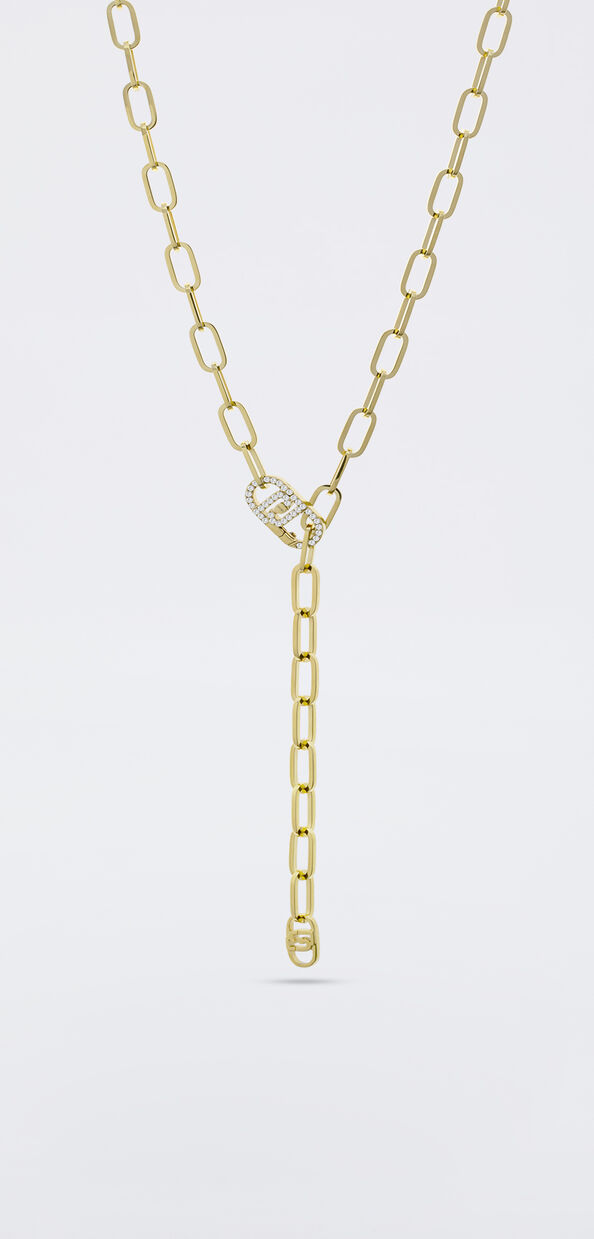 Liu Jo Collana monogram con brill In Saldo