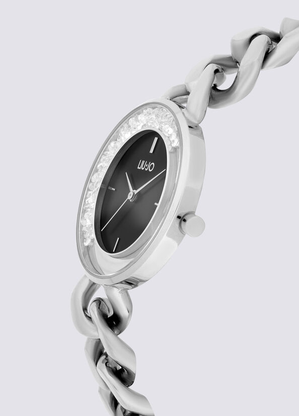 Liu Jo Orologio in acciaio con catena gioiello Offerte giornaliere