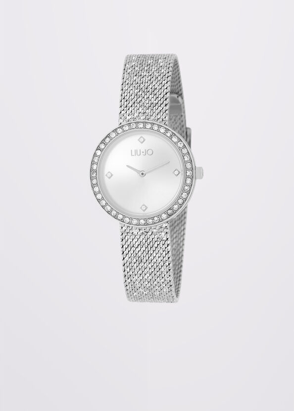 Liu Jo Orologio in acciaio con cristalli Offerte speciali