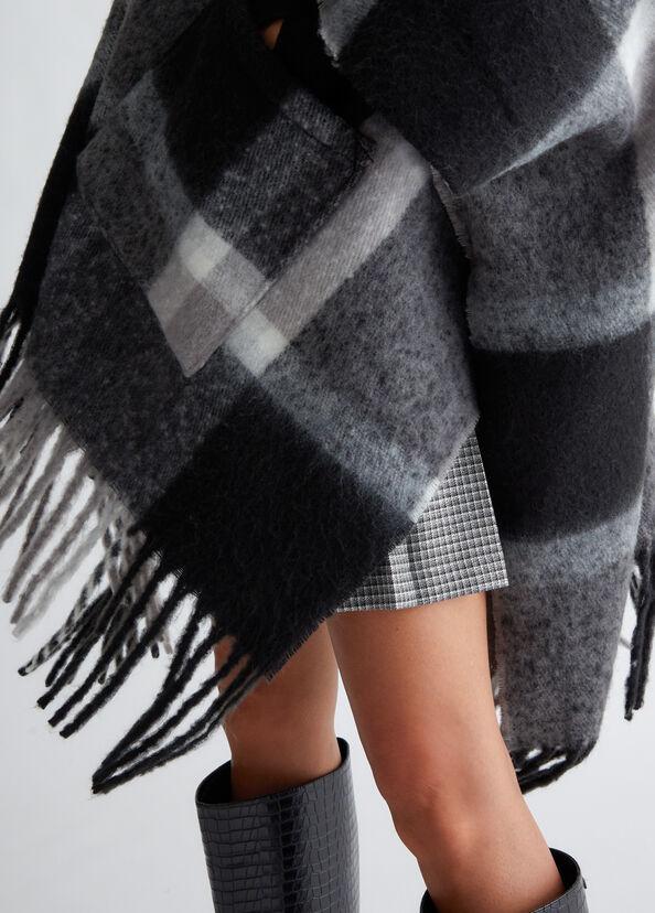 Liu Jo Poncho jacquard con cappuccio Prezzo basso