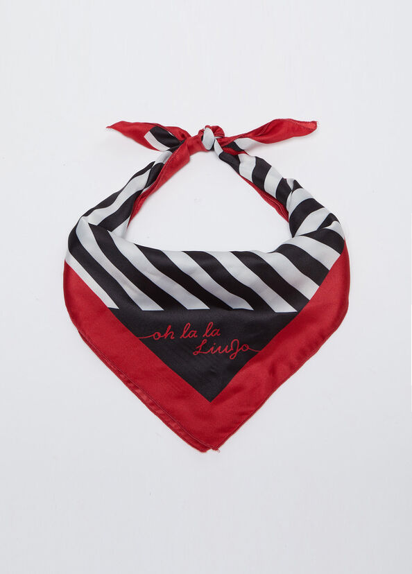 Liu Jo Foulard con stampa Ultimo giorno