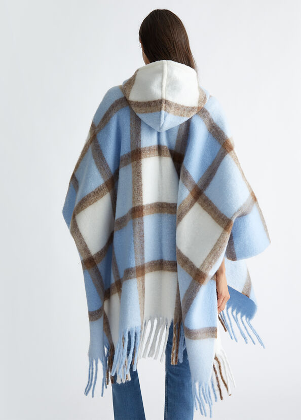 Liu Jo Poncho jacquard con cappuccio Promozione temporanea