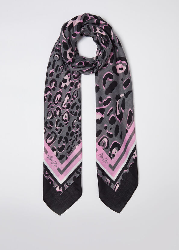 Liu Jo Foulard animalier Fino al 60% di sconto