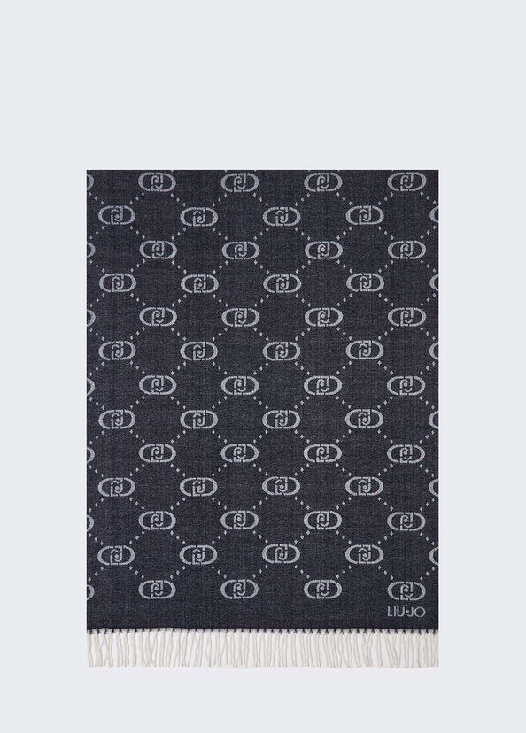 Liu Jo Stola con logo jacquard Officina