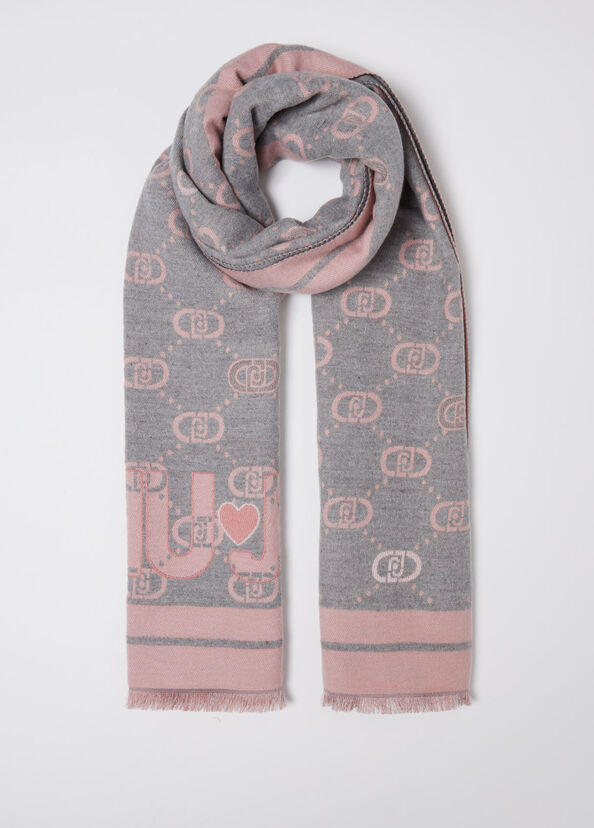 Liu Jo Stola con logo jacquard Limitato a 3 giorni