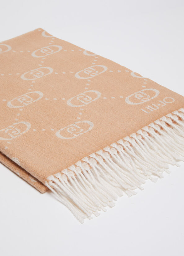 Liu Jo Stola con logo jacquard Esporta salva