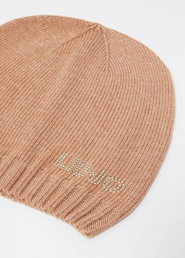 Liu Jo Berretto con logo e strass Promozione Limitata