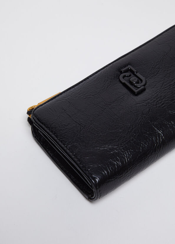 Liu Jo Portafoglio grande zip around glossy Sconto di tempo limitato