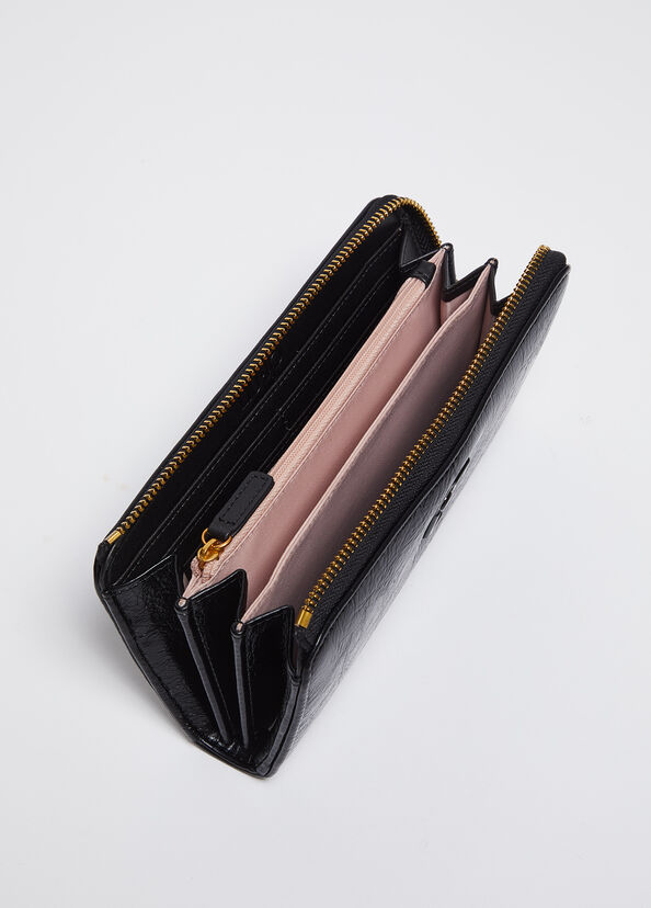 Liu Jo Portafoglio grande zip around glossy Sconto di tempo limitato