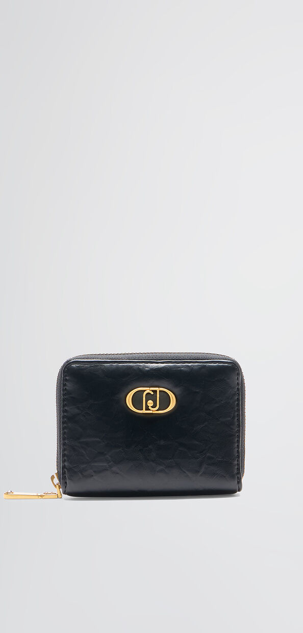 Liu Jo Portafoglio zip around con logo Grande vendita