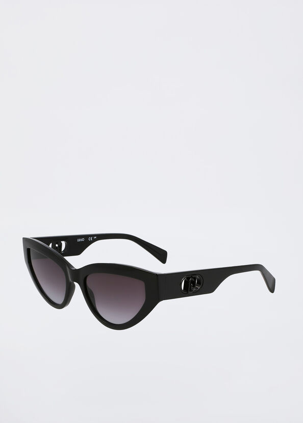 Liu Jo Occhiali da sole neri cat-eye Offerta esclusiva