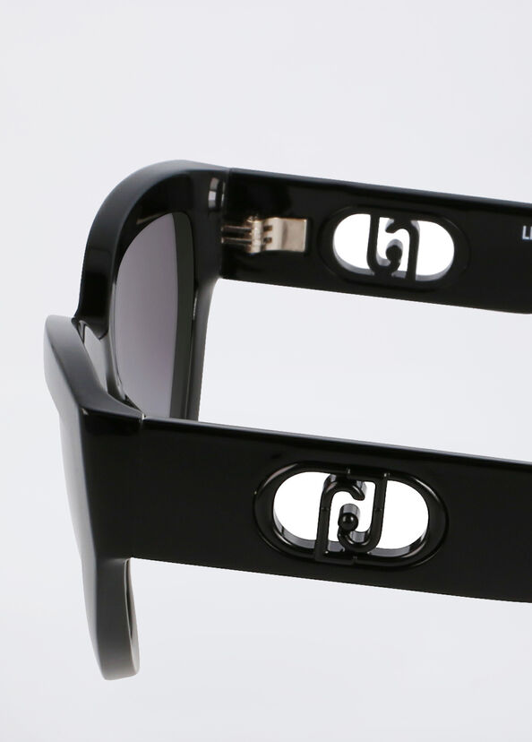 Liu Jo Occhiali da sole neri cat-eye Offerta esclusiva