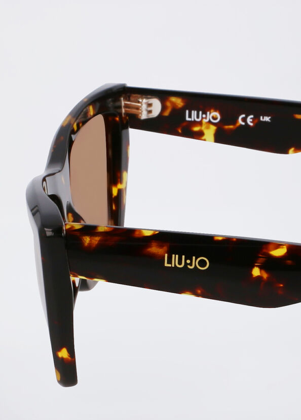 Liu Jo Occhiali da sole cat-eye tartarugati Offerta San Valentino