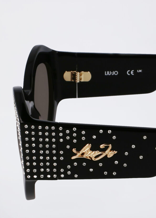Liu Jo Occhiali da sole con strass Lightning offer