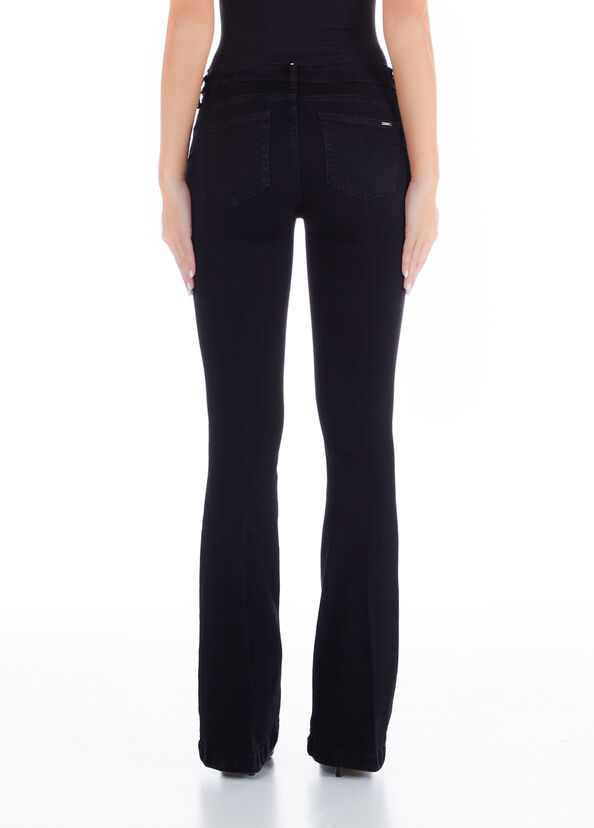Liu Jo Jeans nero a zampa Fino al 55% di sconto