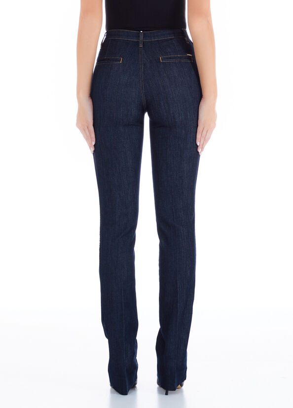 Liu Jo Jeans straight a vita alta Enormi sconti