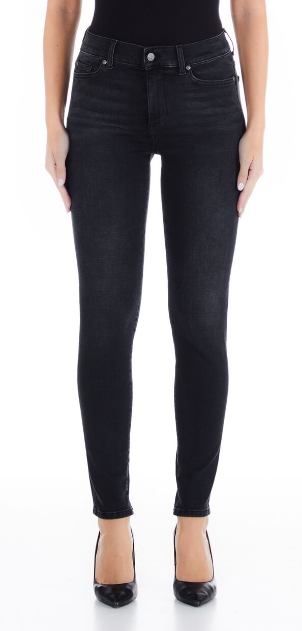 Liu Jo Jeans nero skinny vita alta 50% di sconto con spedizione gratuita