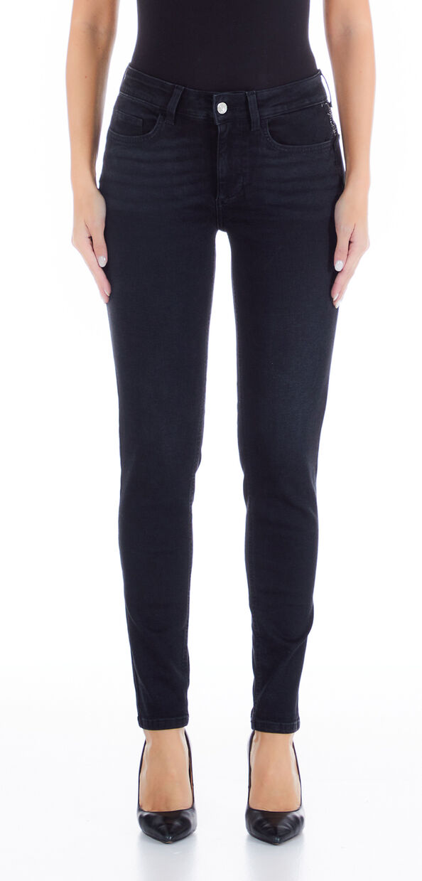 Liu Jo Jeans nero skinny con strass Limitato a 3 giorni