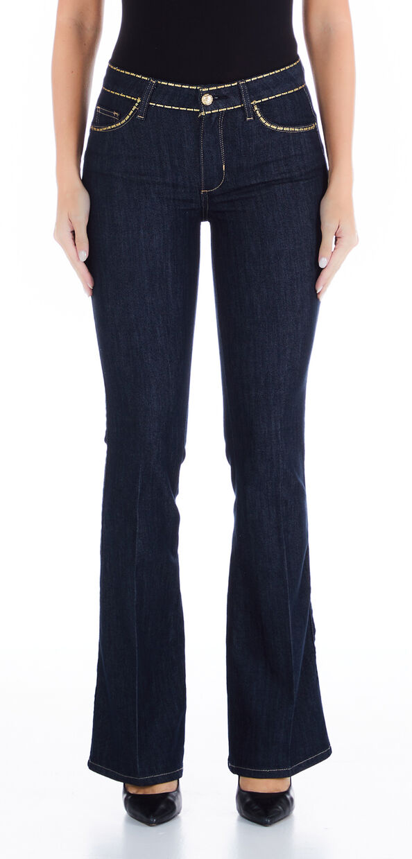 Liu Jo Jeans bootcut con applicazioni In vendita