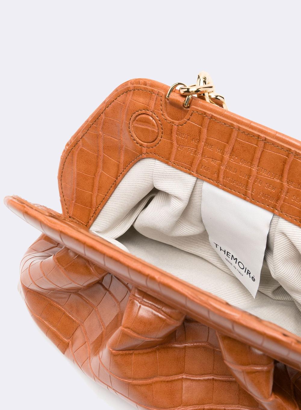 Themoirè TIA CROCO CARAMEL Soddisfazione Garantita