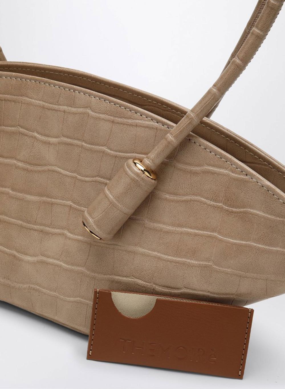 Themoirè OLIMPIA CROCO PRALINE Saldi Di Fabbrica
