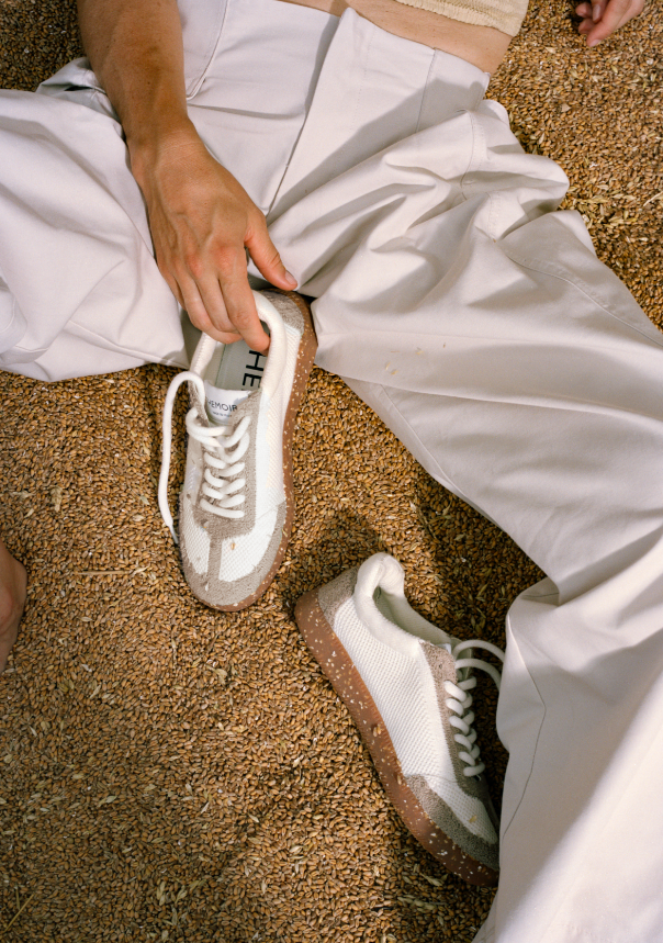 Themoirè AURA WHITE / TAUPE Convenienza