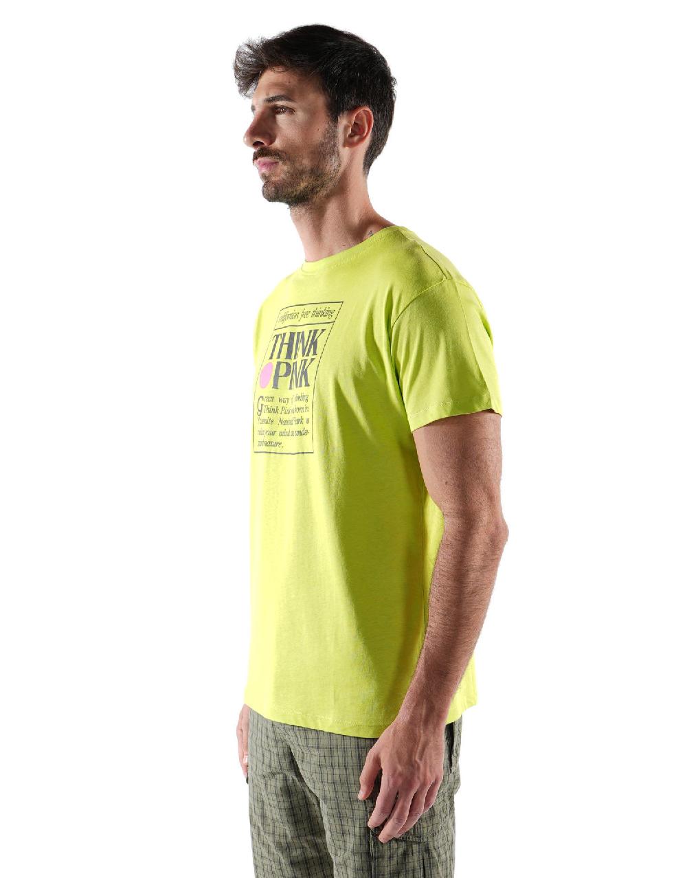 Think Pink T-shirt Uomo Manica Corta ss2200 Saldi