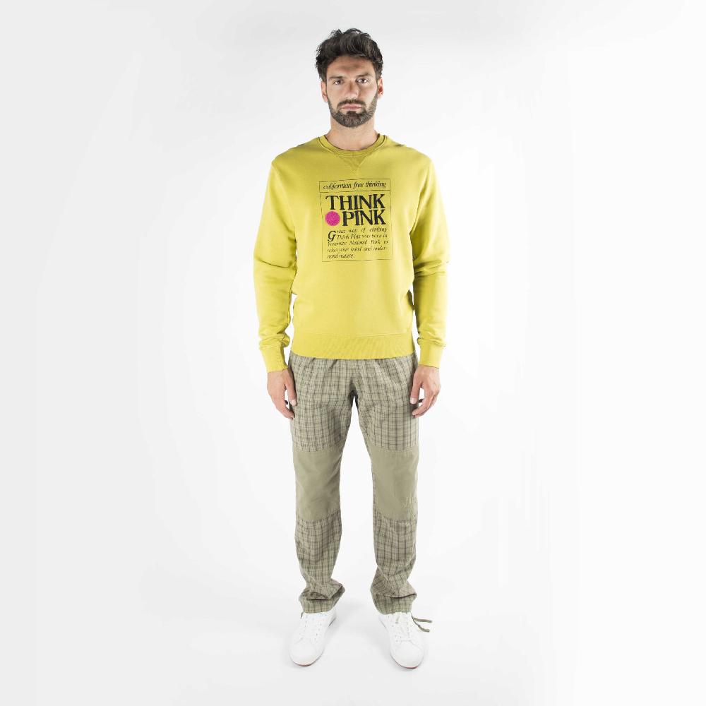 Think Pink Felpa Uomo Girocollo ss2000