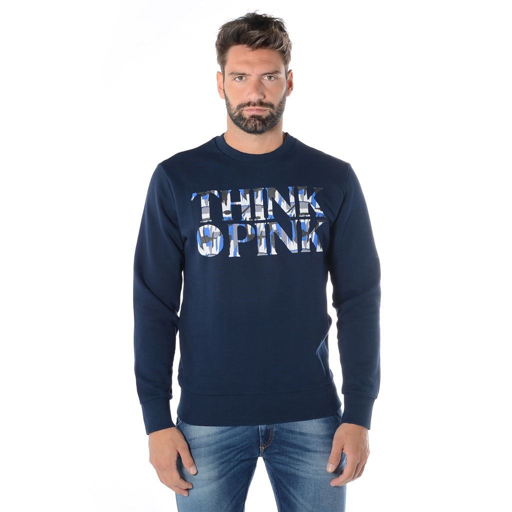 Think Pink Felpa Uomo Girocollo ss1900