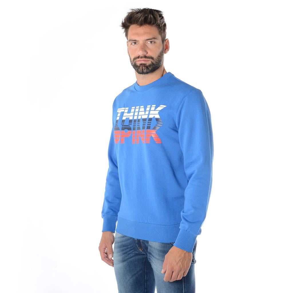 Think Pink Felpa Uomo Girocollo ss1907 Moda