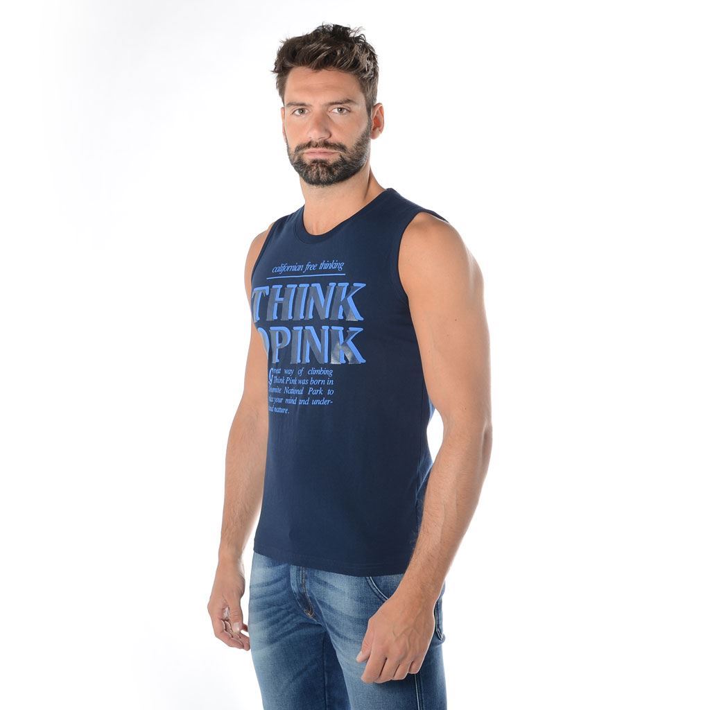 Think Pink Canotta Uomo ss1914 Nuovo