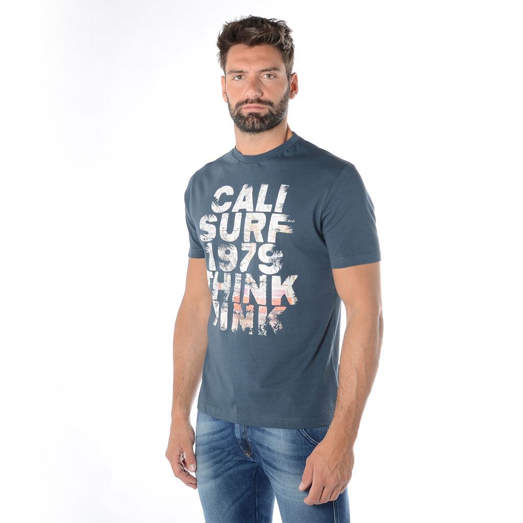 Think Pink T-shirt Uomo Manica Corta ss1915 Qualità