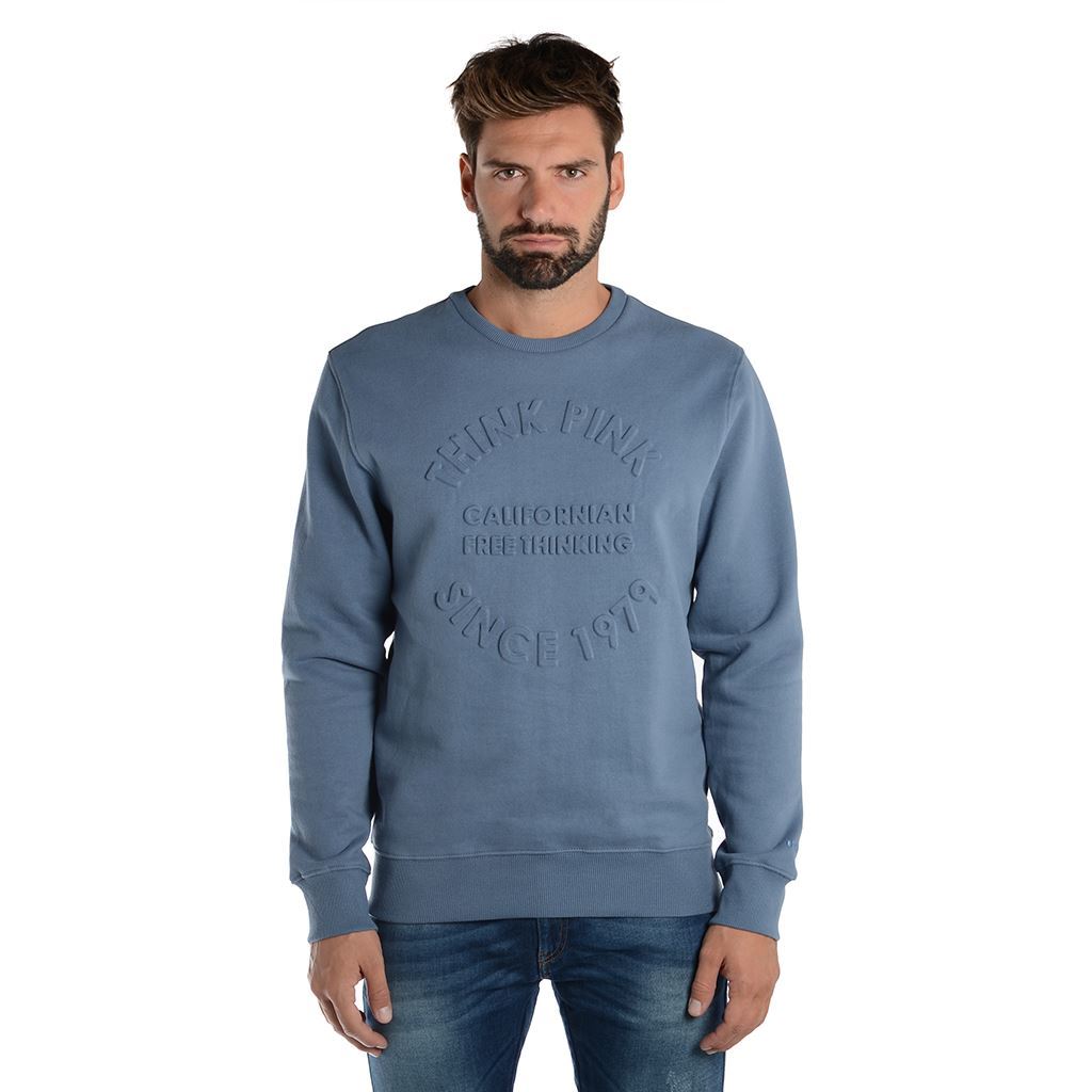 Think Pink Felpa Uomo Girocollo fw1801