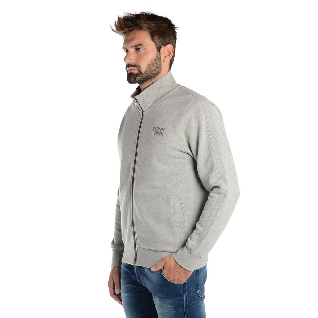 Think Pink Felpa Uomo Zip fw1811 Sottocosto