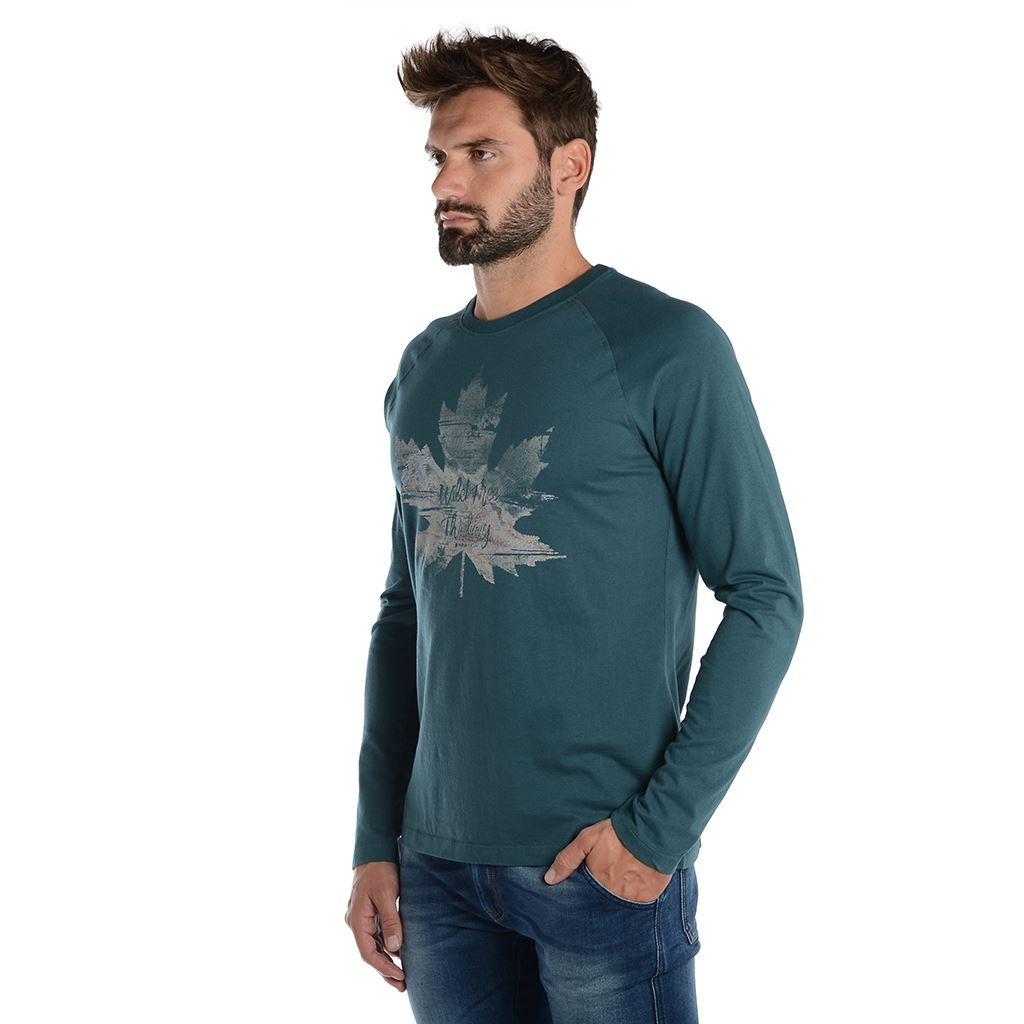 Think Pink T-shirt Uomo Manica Lunga fw1804 Offerta