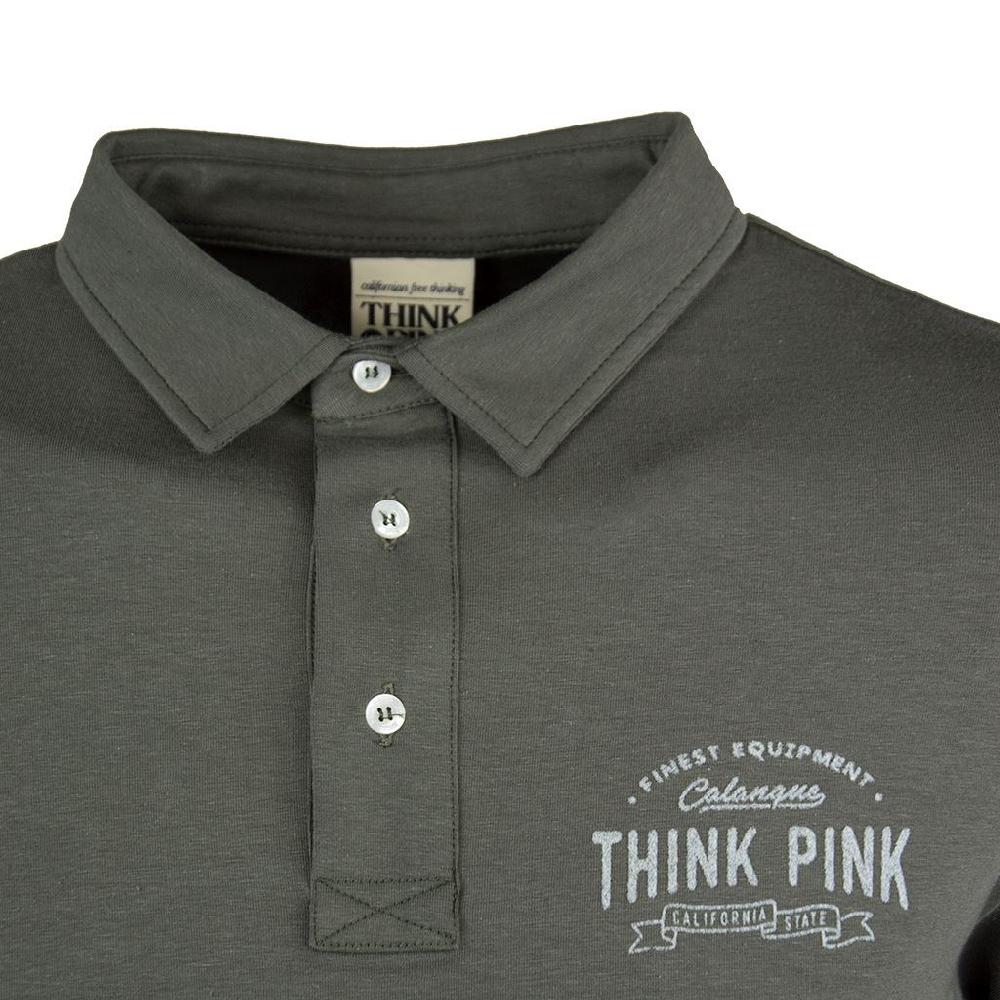 Think Pink Polo Uomo Jersey fw1701 In Vendita