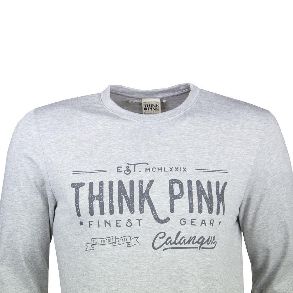 Think Pink T-shirt Uomo Manica Lunga fw1702 Saldi