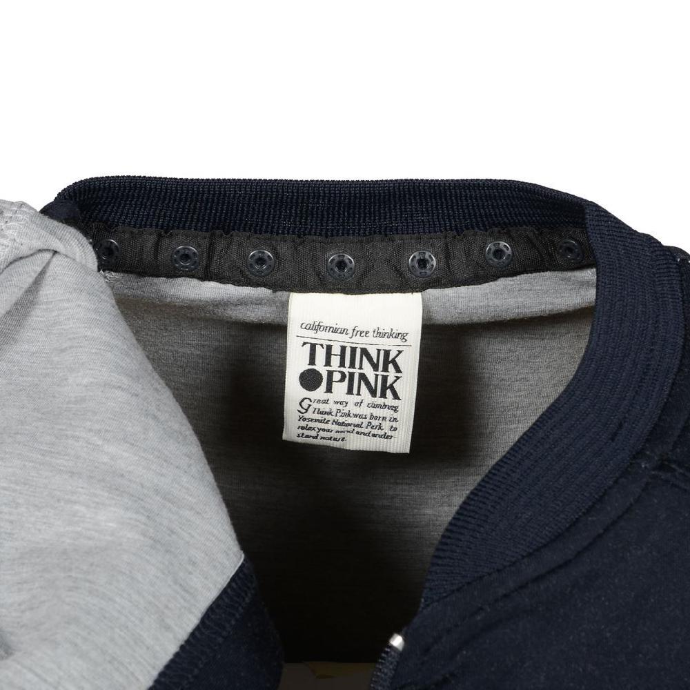Think Pink Felpa Uomo Zip e Cappuccio ss1804 Negozio
