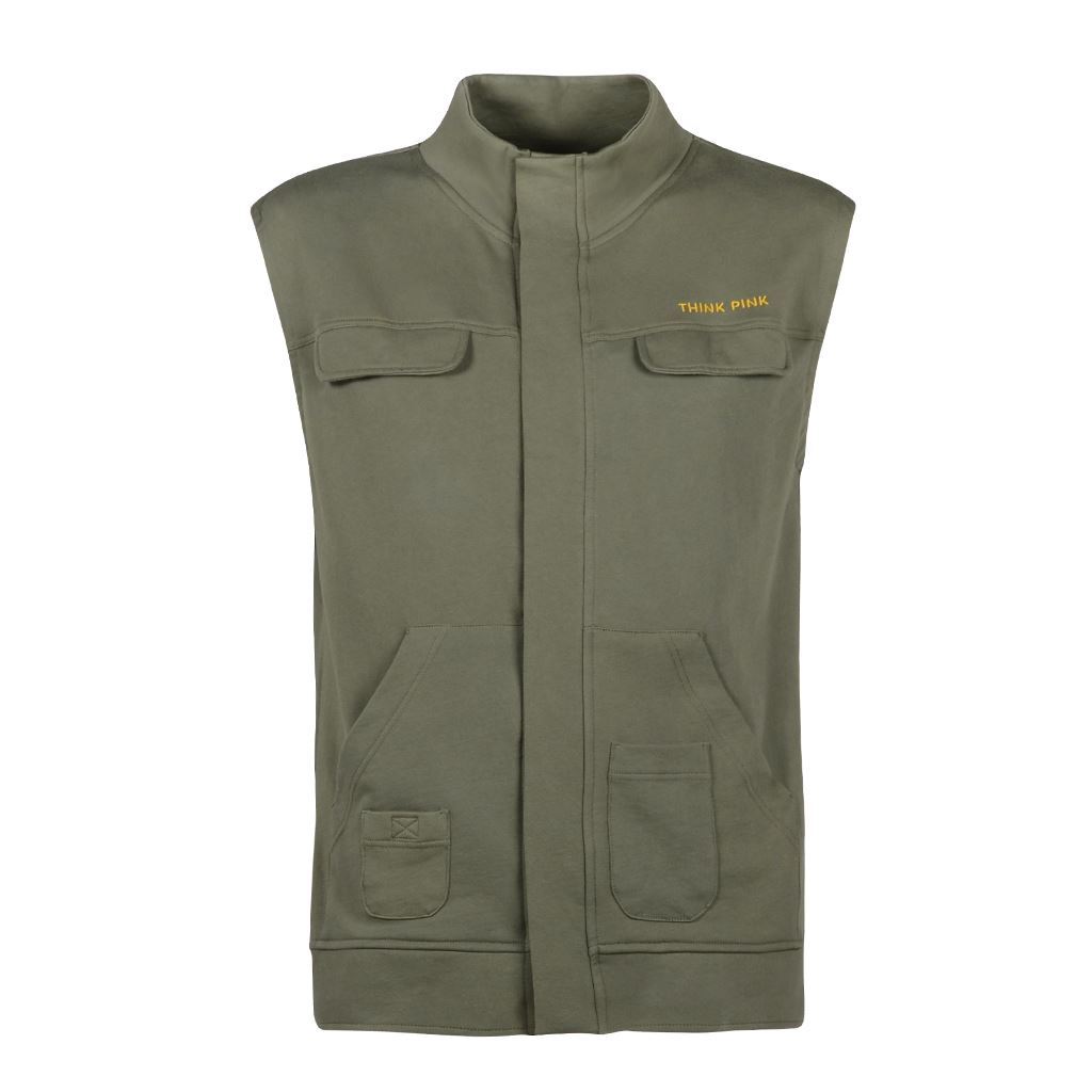 Think Pink Felpa Gilet Uomo ss1805