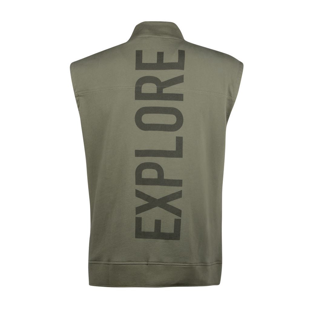 Think Pink Felpa Gilet Uomo ss1805 In Saldo