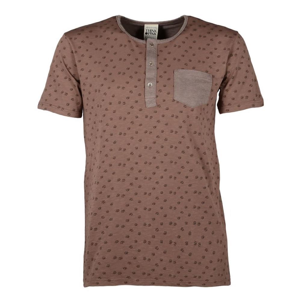 Think Pink T-shirt Uomo Manica Corta ss1805 Italia