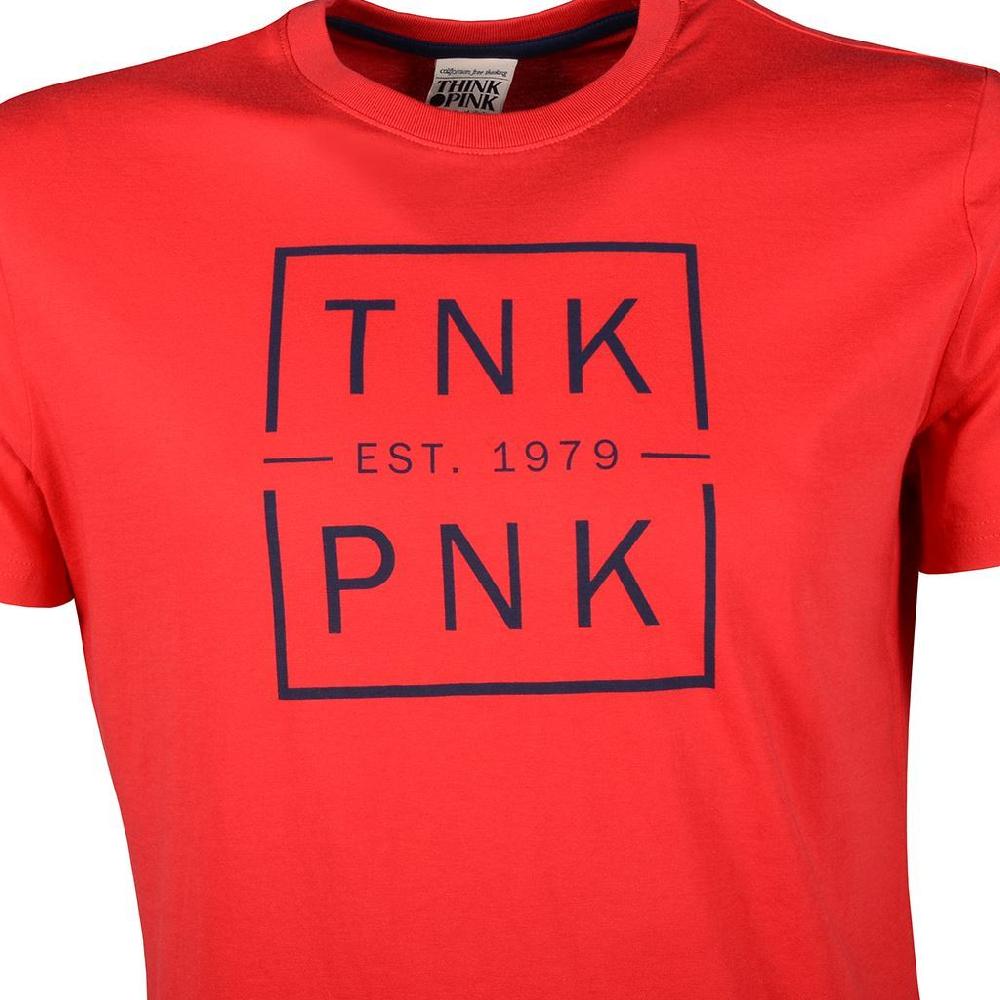 Think Pink T-shirt Uomo Manica Corta ss1813 Nuovo