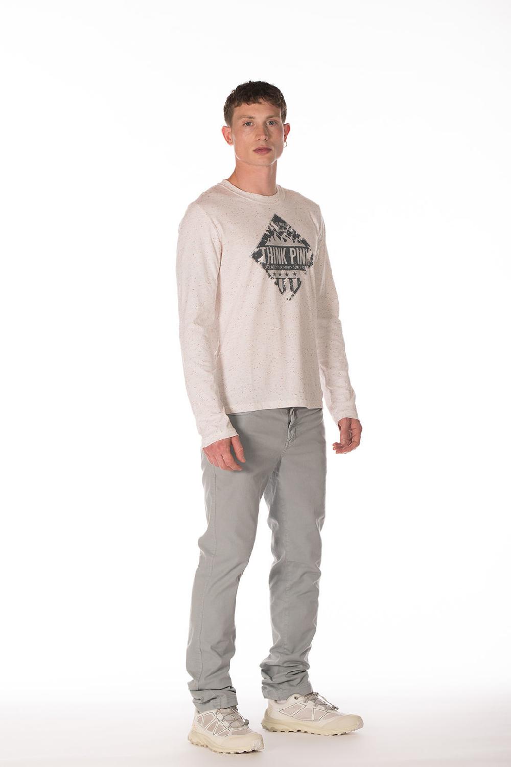 Think Pink T-shirt Uomo Manica Lunga fw1502 Fino Al -60%