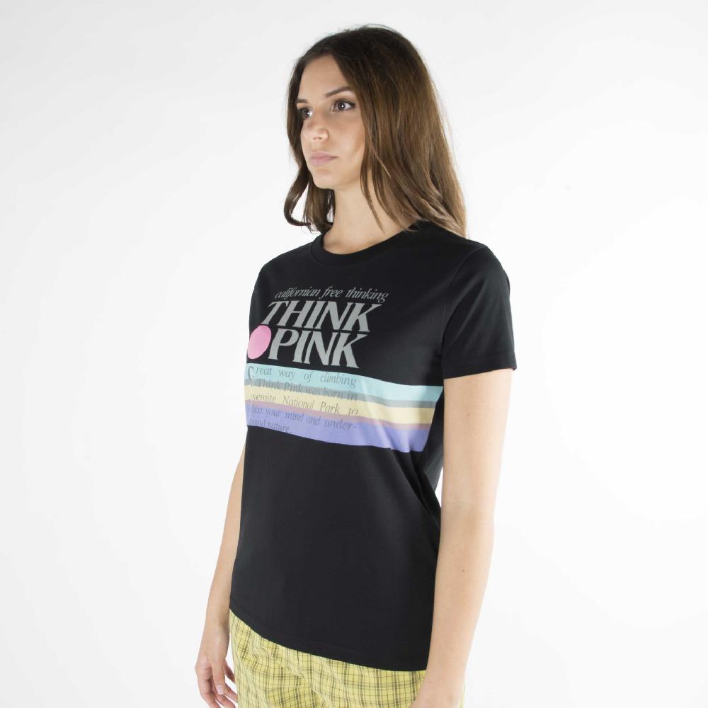 Think Pink T-shirt Donna Manica Corta ss2002 Italia